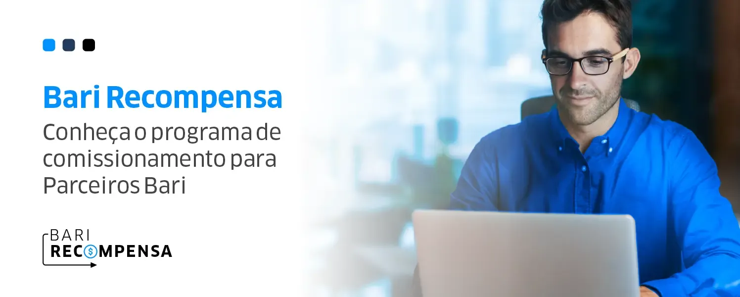 Bari Recompensa. Programa de comissionamento para parceiros Bari